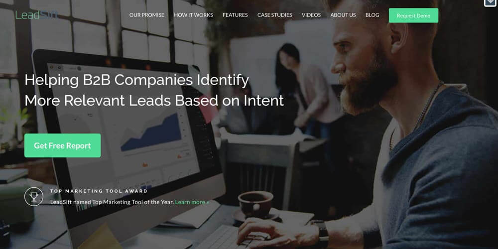 Zoominfo competitor - LeadSift screenshot