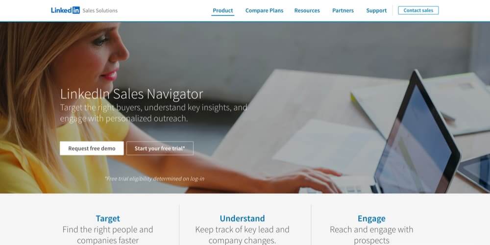 LinkedIn Sales Navigator screenshot