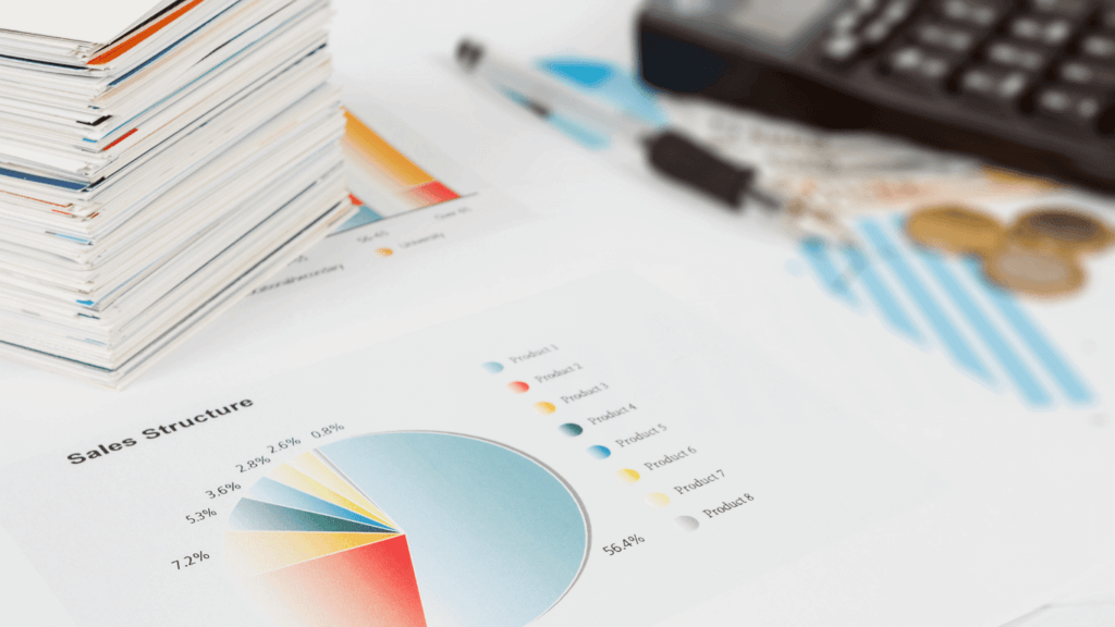 A graph showing the essential components of sales analytics