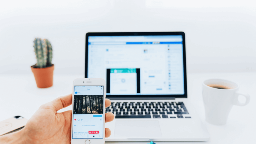 A person reviewing their LinkedIn network and data