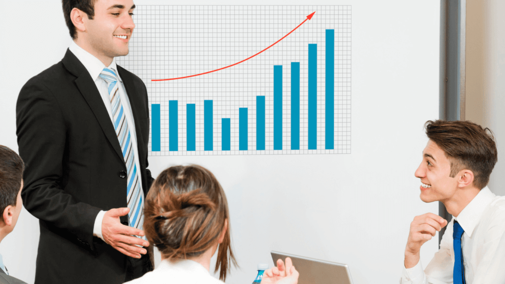 Sales reps having discussions on the advantages and benefits of sales tracking tools in improving the sales process and their sales performance