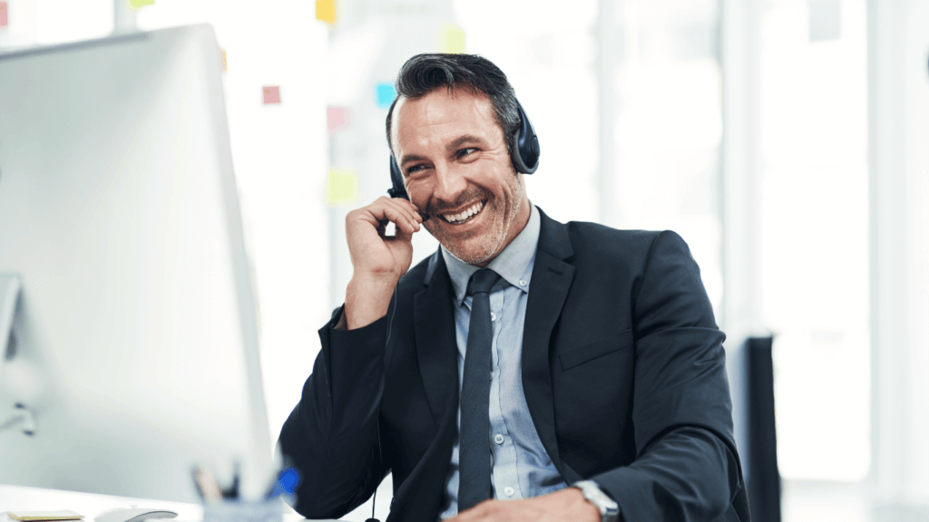 Sales reps looking productive and fulfilled while conducting their sales activities
