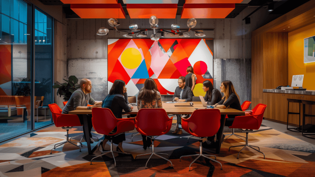 A marketing team with valuable insights on a brand’s logo and social media presence