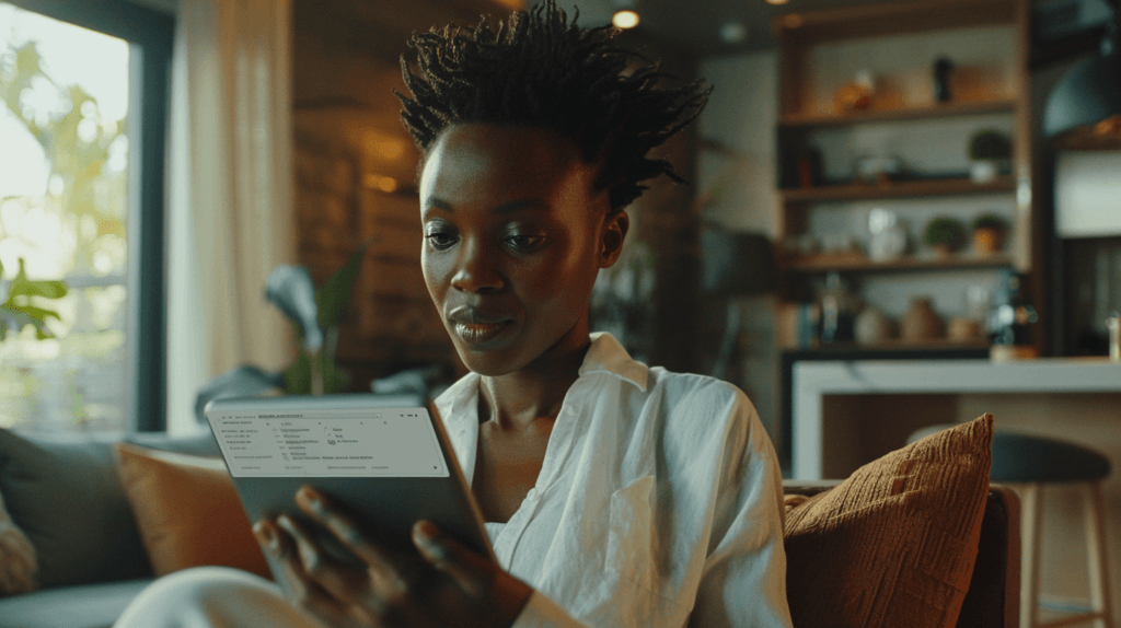 A person using AI to handle customer inquiries