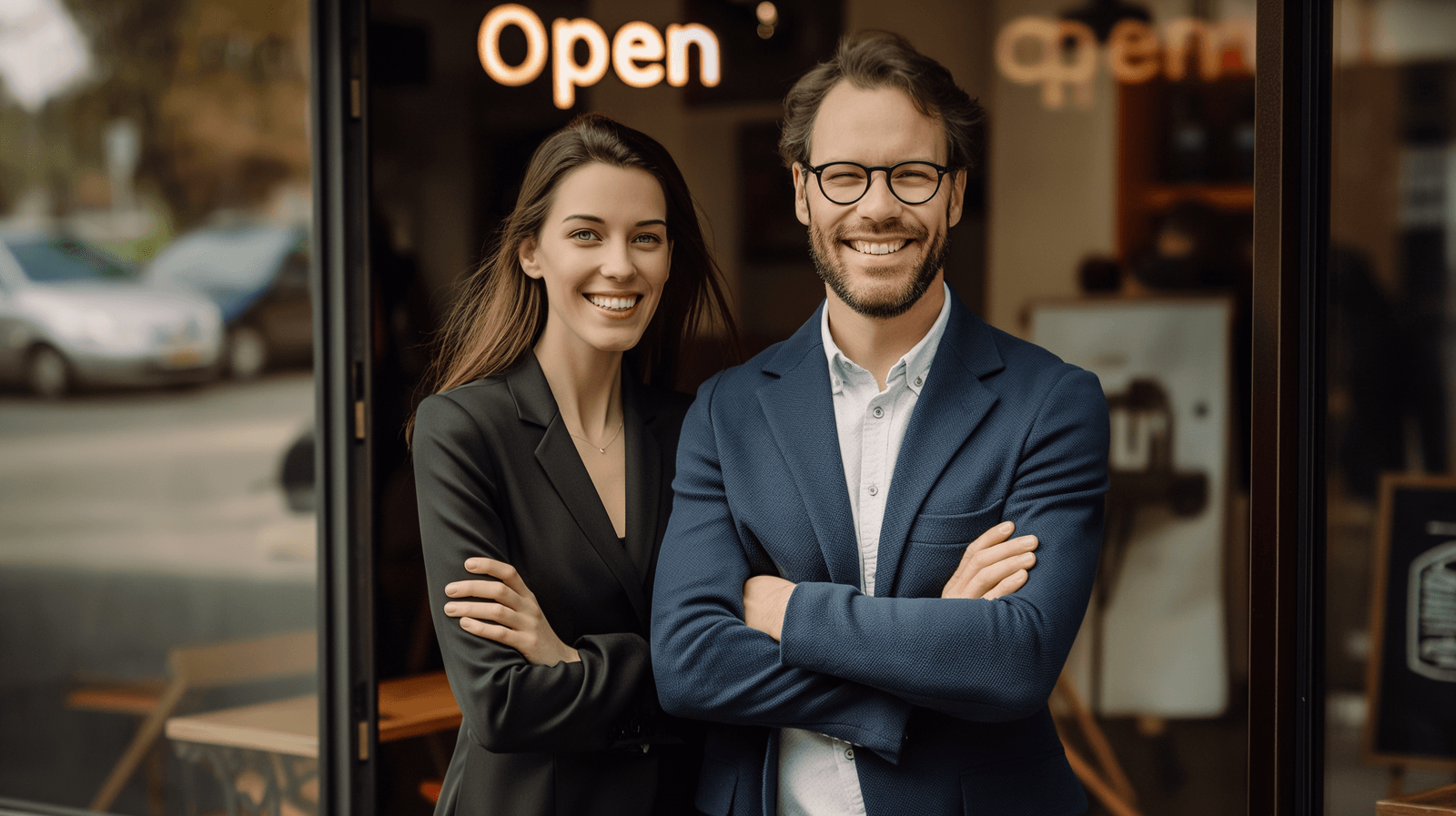 Co-workers with a successful team